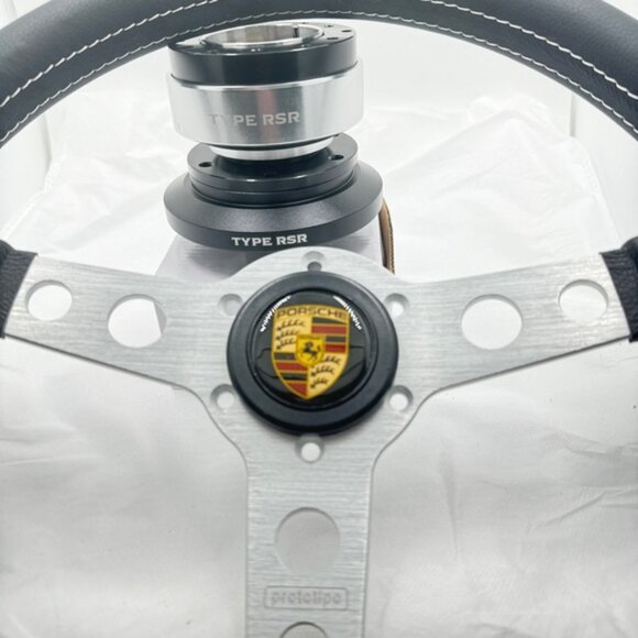 NWT Porsche horn kit fits all aftermarket steering wheels - Picture 2 of 2
